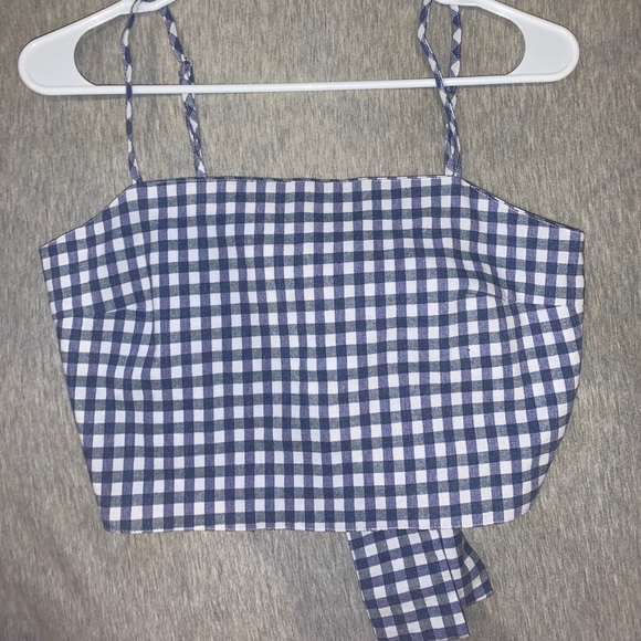 Brandy Melville Tops - NWT J Galt Blue Tie Up Tank Top